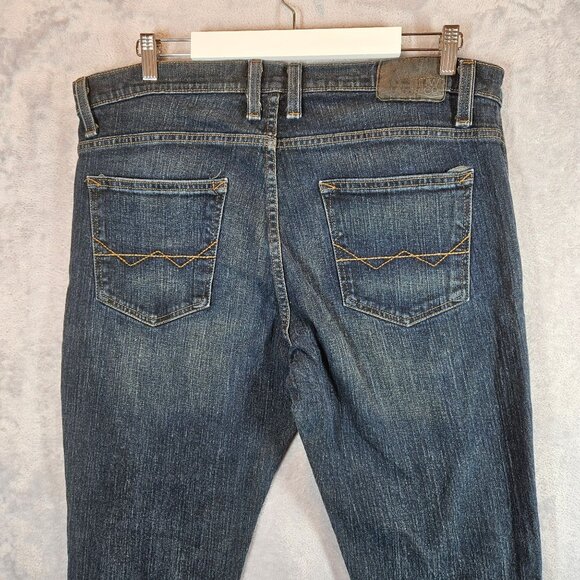 Freeworld Mens 38 Messenger Skinny Stretch Dark Wash Jeans hipster casual retro - Picture 4 of 14